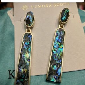 Kendra Scott Carson Abalone Earrings